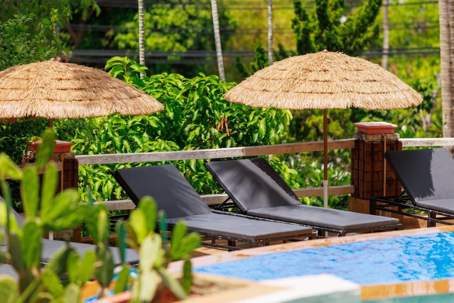 ラマイビーチSamui Wooden Hillアパートメント エクステリア 写真