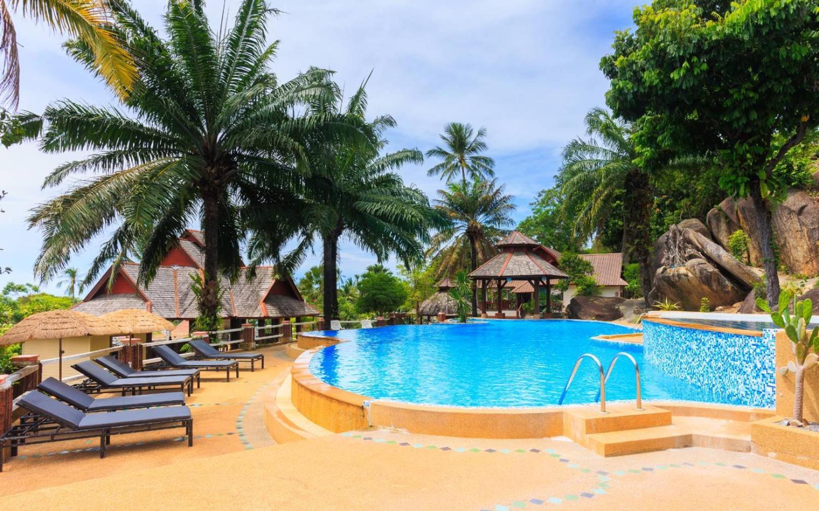 ラマイビーチSamui Wooden Hillアパートメント エクステリア 写真