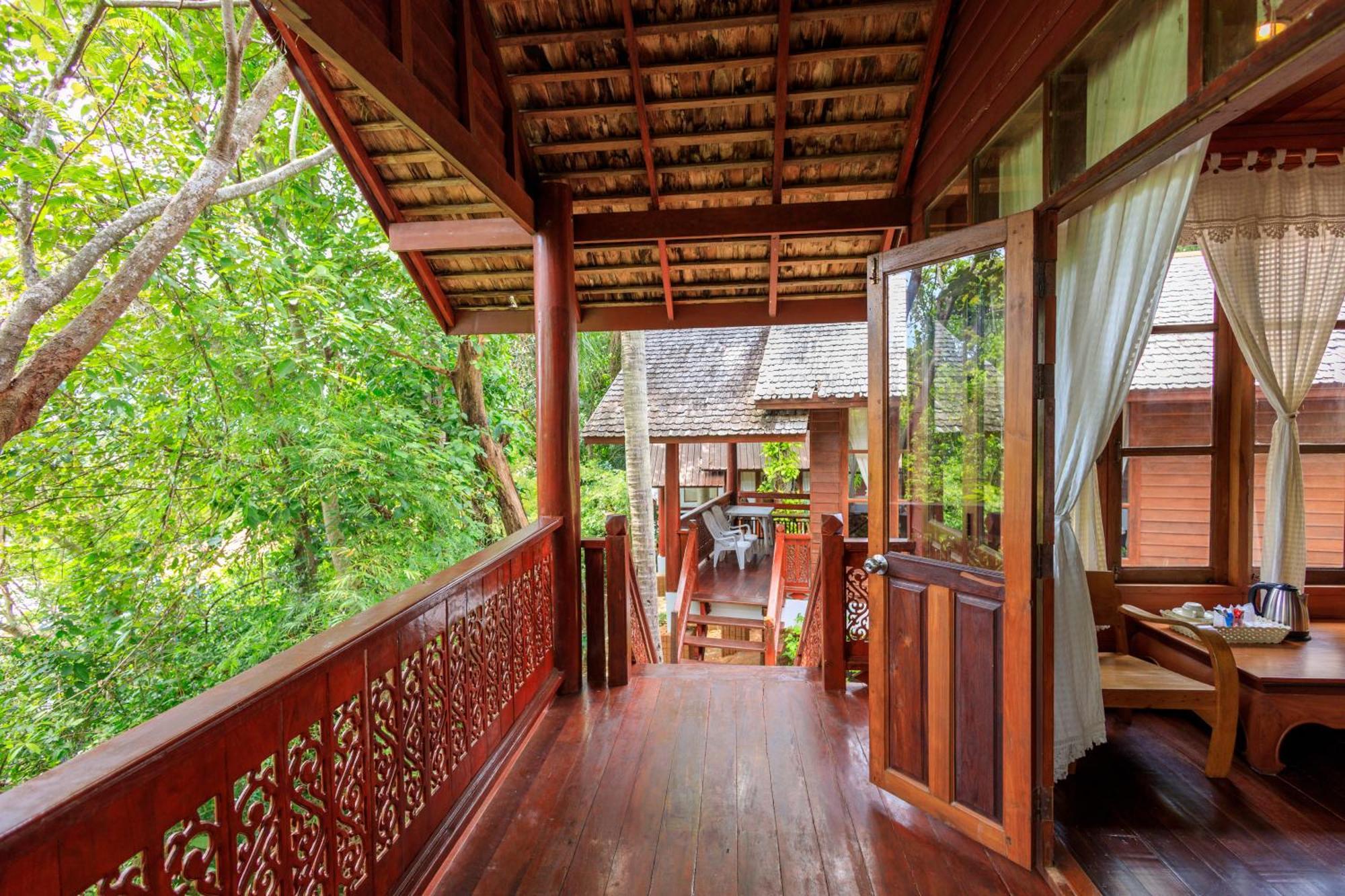 ラマイビーチSamui Wooden Hillアパートメント エクステリア 写真