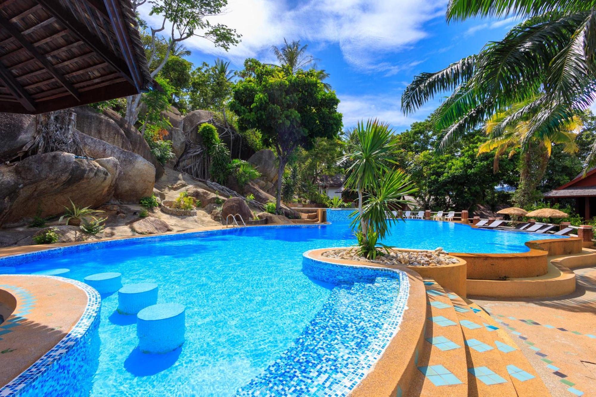 ラマイビーチSamui Wooden Hillアパートメント エクステリア 写真