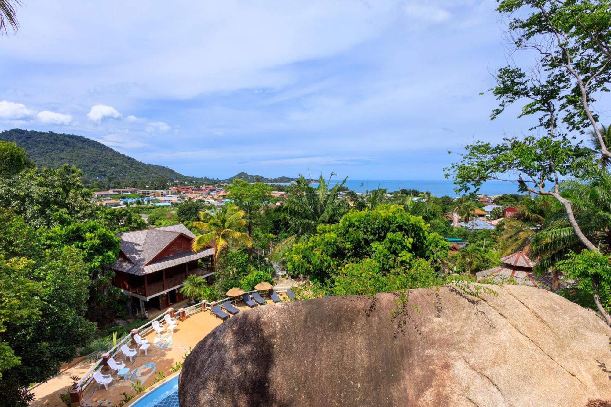 ラマイビーチSamui Wooden Hillアパートメント エクステリア 写真