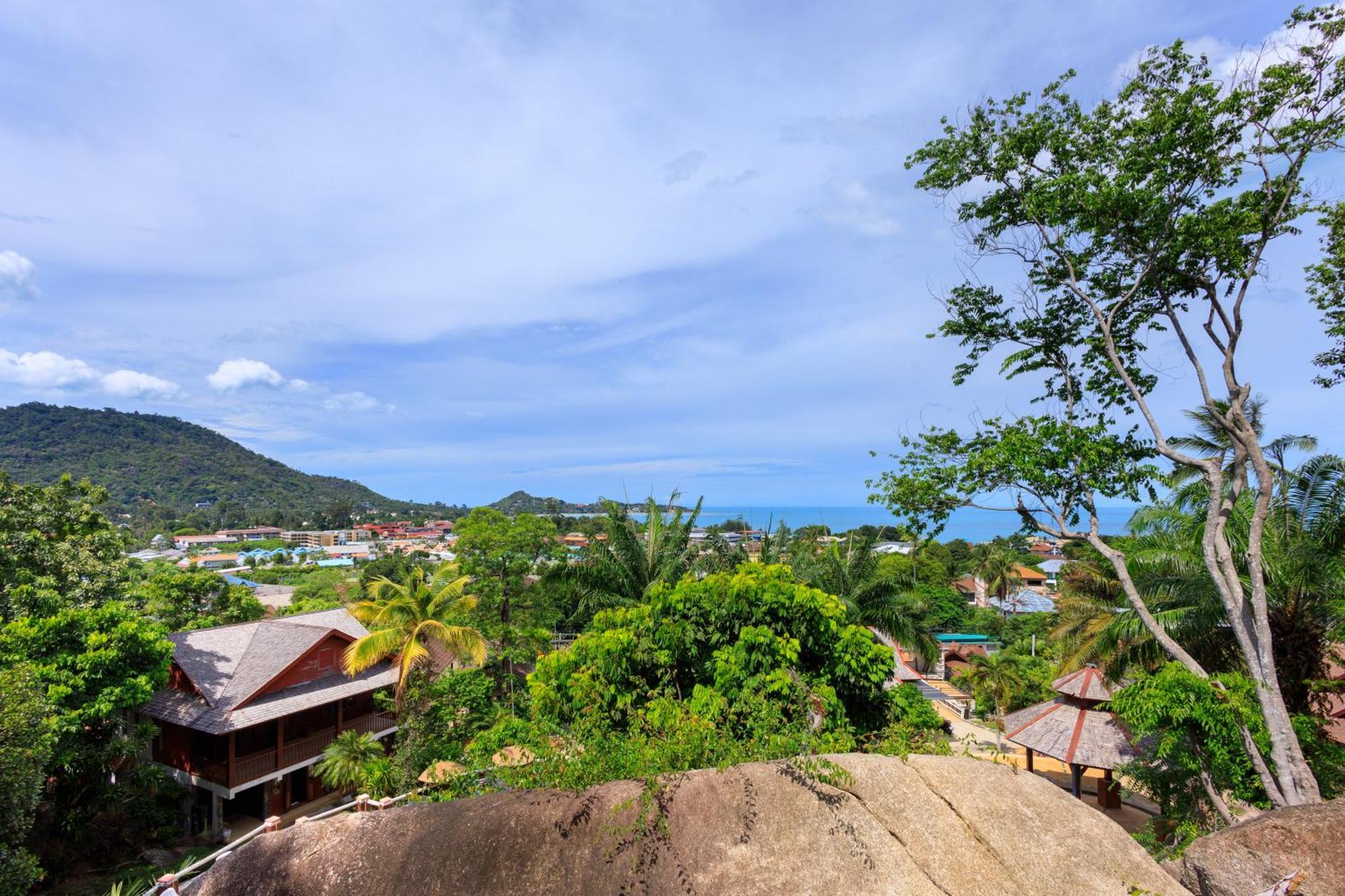 ラマイビーチSamui Wooden Hillアパートメント エクステリア 写真
