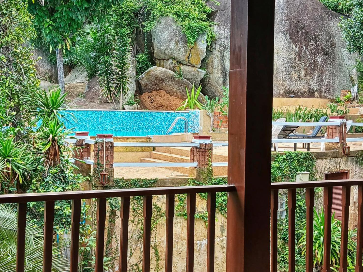 ラマイビーチSamui Wooden Hillアパートメント エクステリア 写真