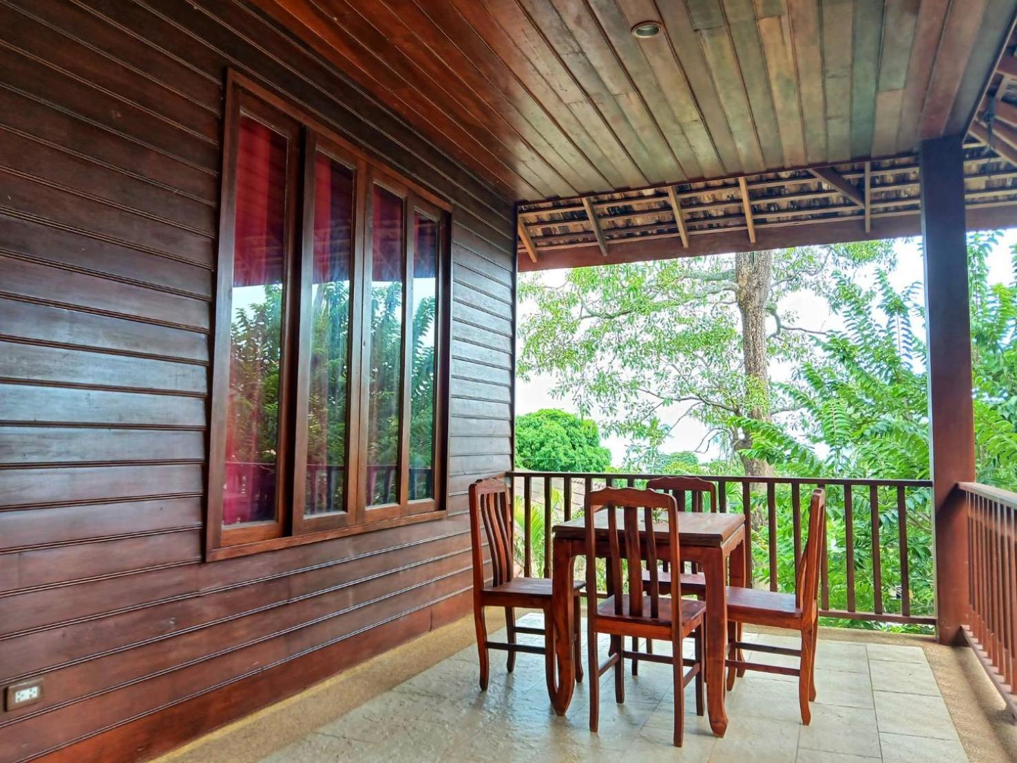 ラマイビーチSamui Wooden Hillアパートメント エクステリア 写真