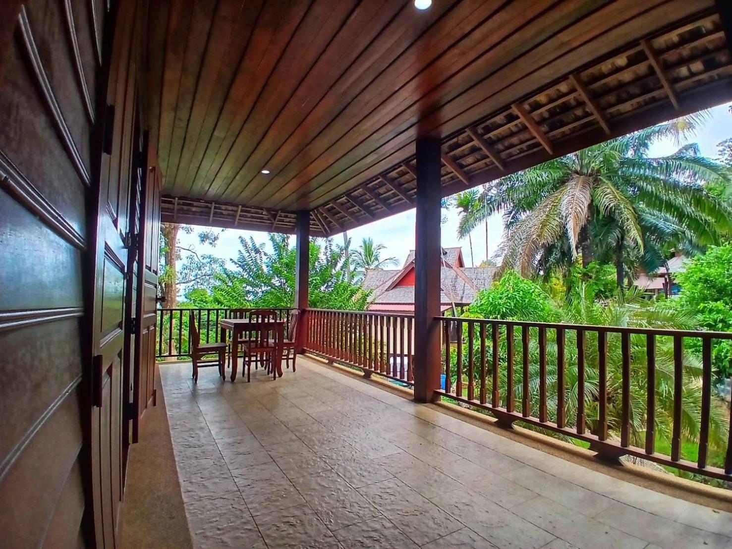ラマイビーチSamui Wooden Hillアパートメント エクステリア 写真