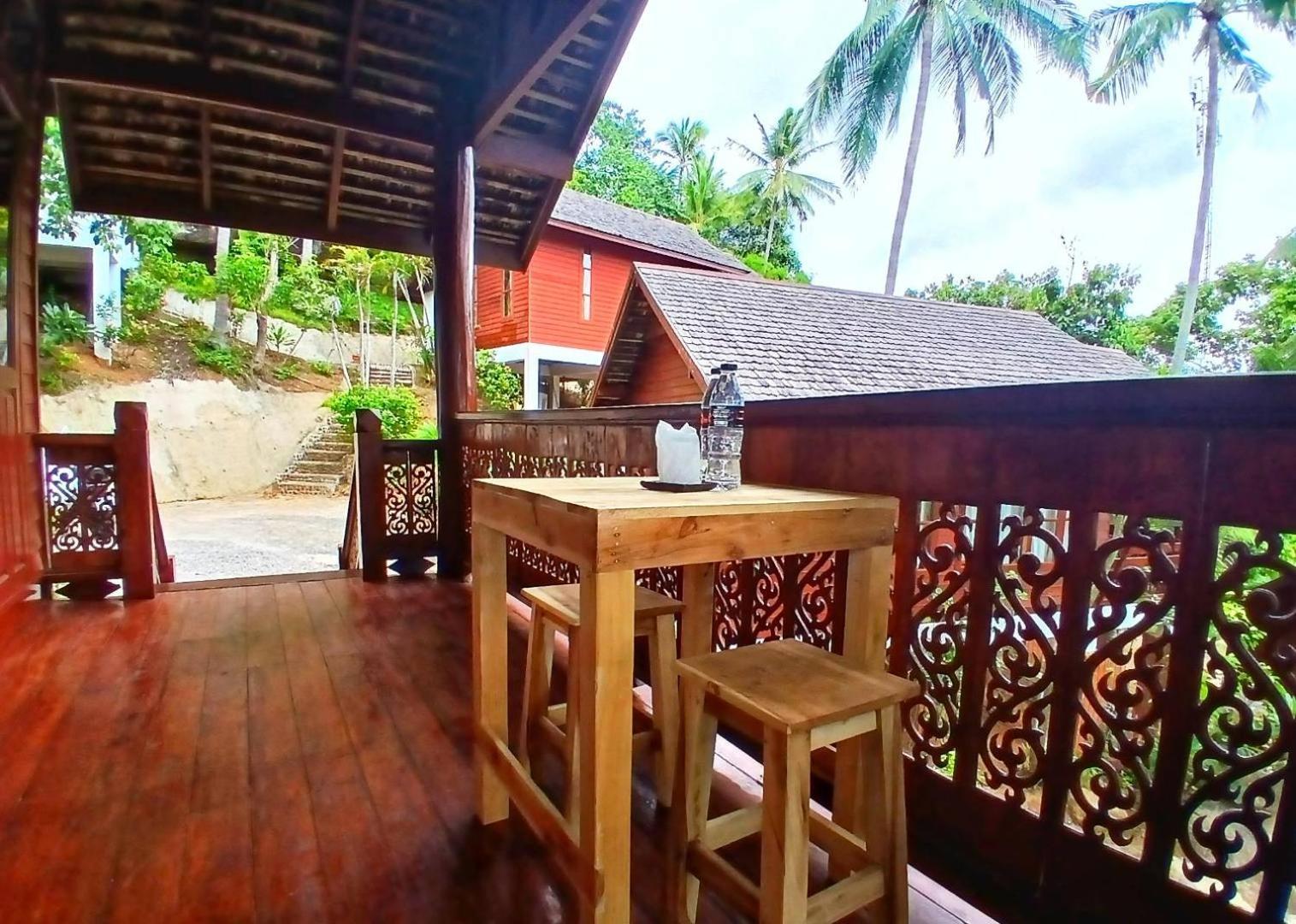 ラマイビーチSamui Wooden Hillアパートメント エクステリア 写真